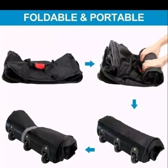 Finnhomy 120L Folding 3 Wheeler Travelng Bag - Picture 5 of 11